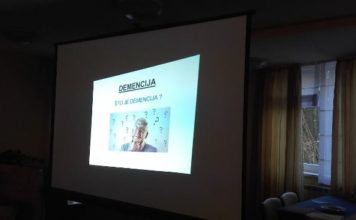 Predavanje na temu demencije Rprvi slajd