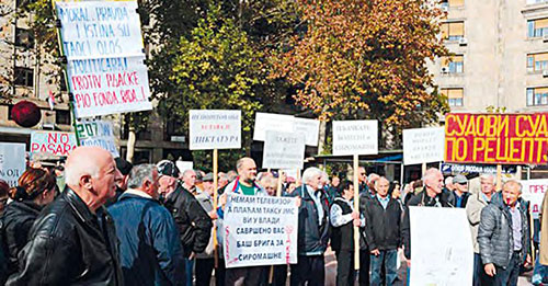 pobuna umirovljenika bg