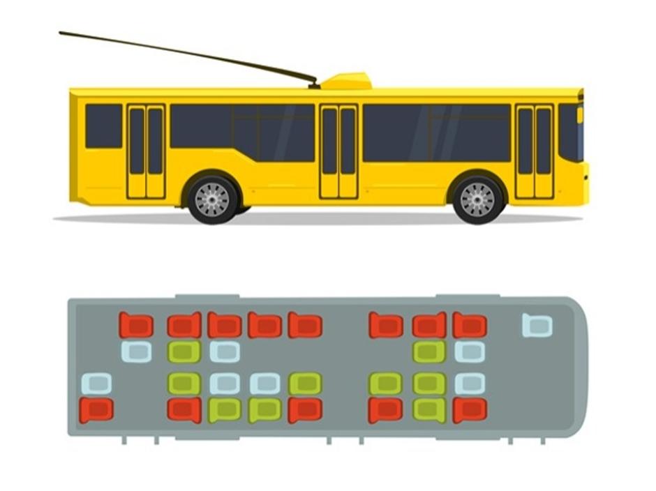 sigurna sjedala trolejbus